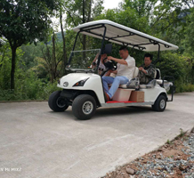 四川觀光車在青城山景區的運用